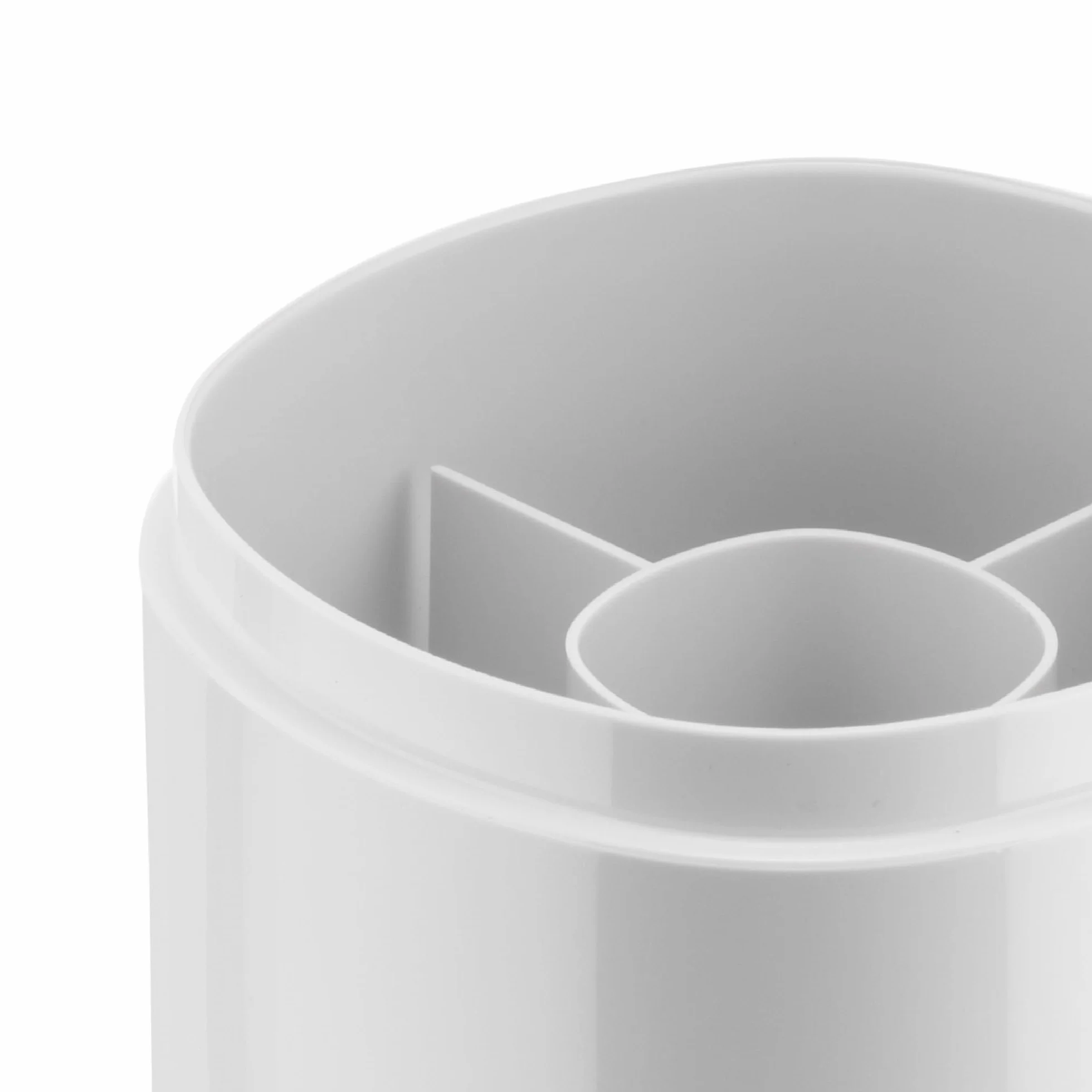 Alessi Pl09 W Contenitore per Bastoncini di Cotone, Bianco