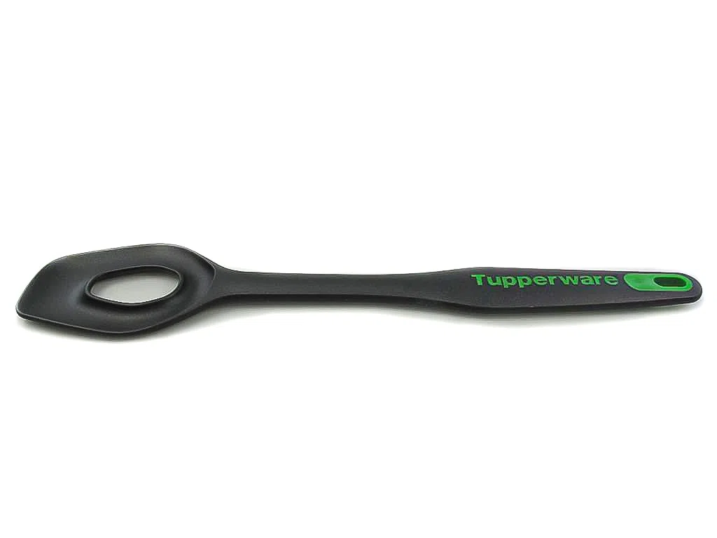 TUPPERWARE Cucchiaio Forato Tecna C56 nero verde 8643
