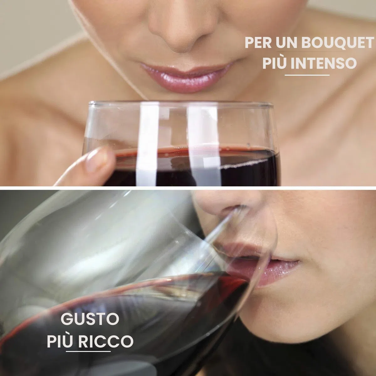 Final Touch Conundrum - Decanter per ossigenare Il Vino, Trasparente