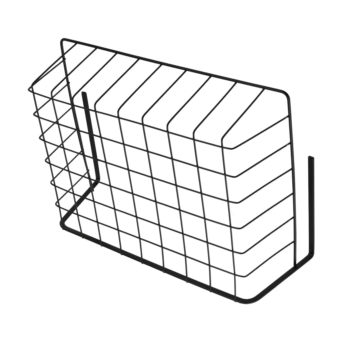 FUNSUEI 5 cesti portaoggetti sotto scaffale, 34 x 20,5 x 11,5 cm, cestello da appendere per cucina, ufficio, armadio, bagno