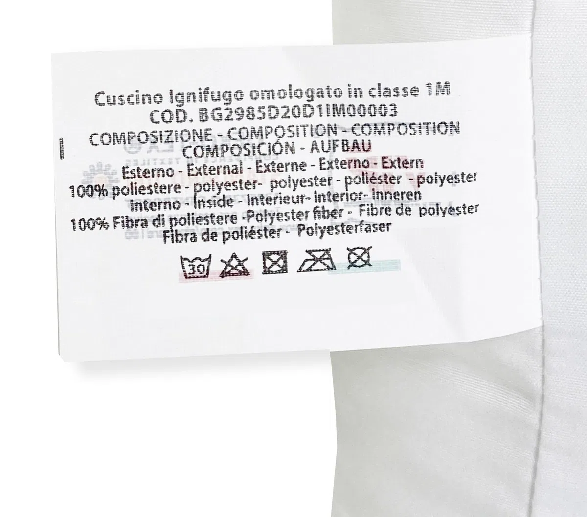 SafeDream – Cuscino Ignifugo Certificato, Guanciale Antifuoco per Hotel, B&B, Casa – Comfort e Protezione per Notti Sicure