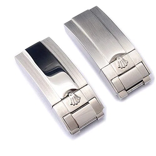 Accessori Fibbia Cinturino in Acciaio con Fibbia A Combinazione 16Mm per Rolex Deepsea Polizia di Stato Daytona-Matte