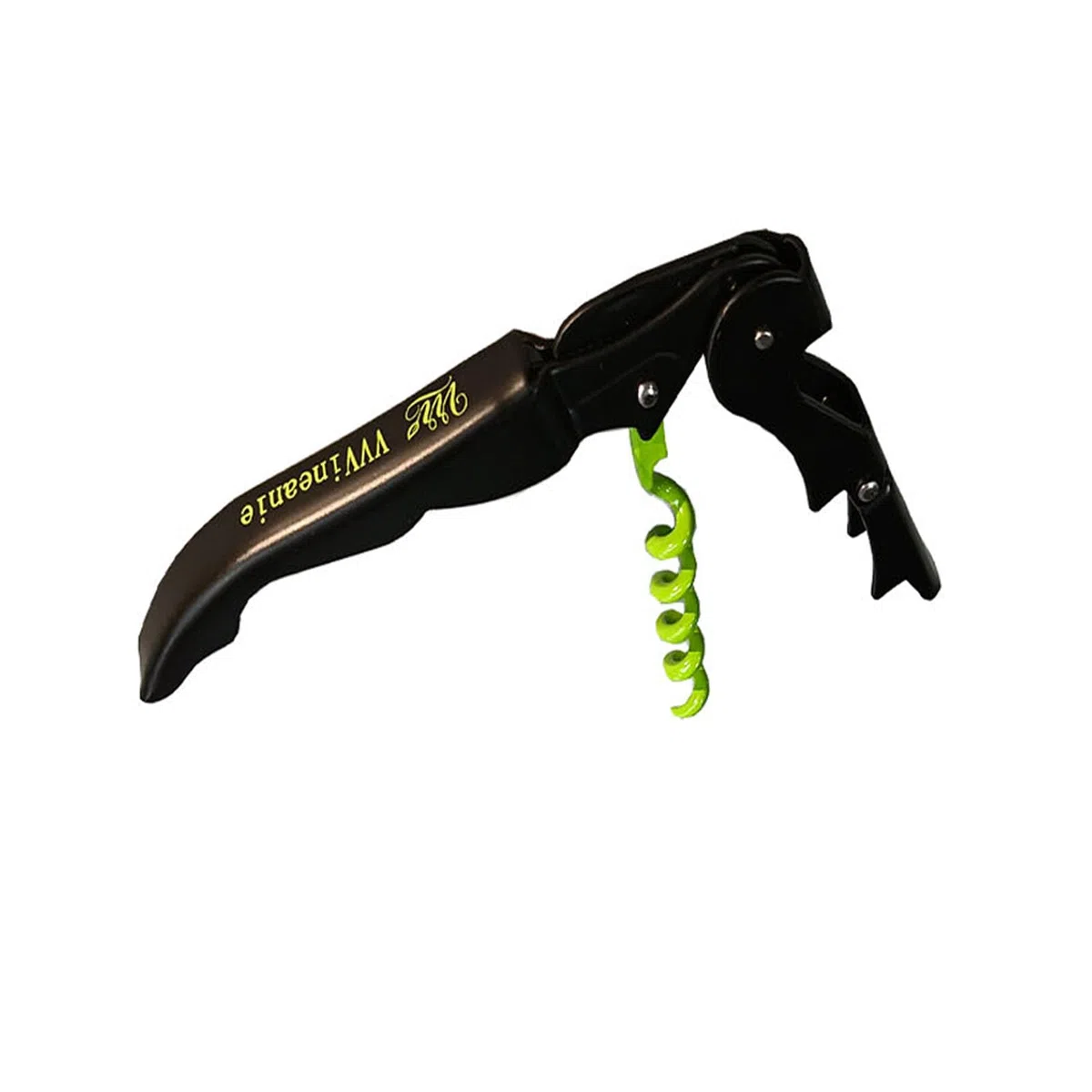 Opener Bottiglia di Vino, 70G Spessore in Acciaio Inossidabile Doppia Cerniera Chiave con Foglio Cutte per Camerieri Ristorante, Cameriere Professionale Tirasorpi Set di Apertori (10PCS, verde)