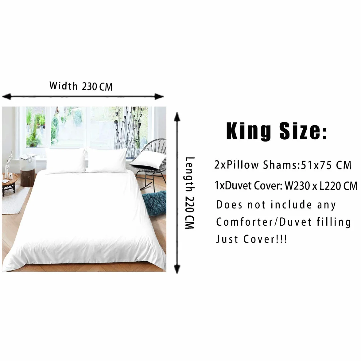 Homemissing Set di Biancheria da Letto 3D Con Copripiumino Sportivo per Ragazzi, Ragazze, Bambini, Atleta, Competitivo - King Size