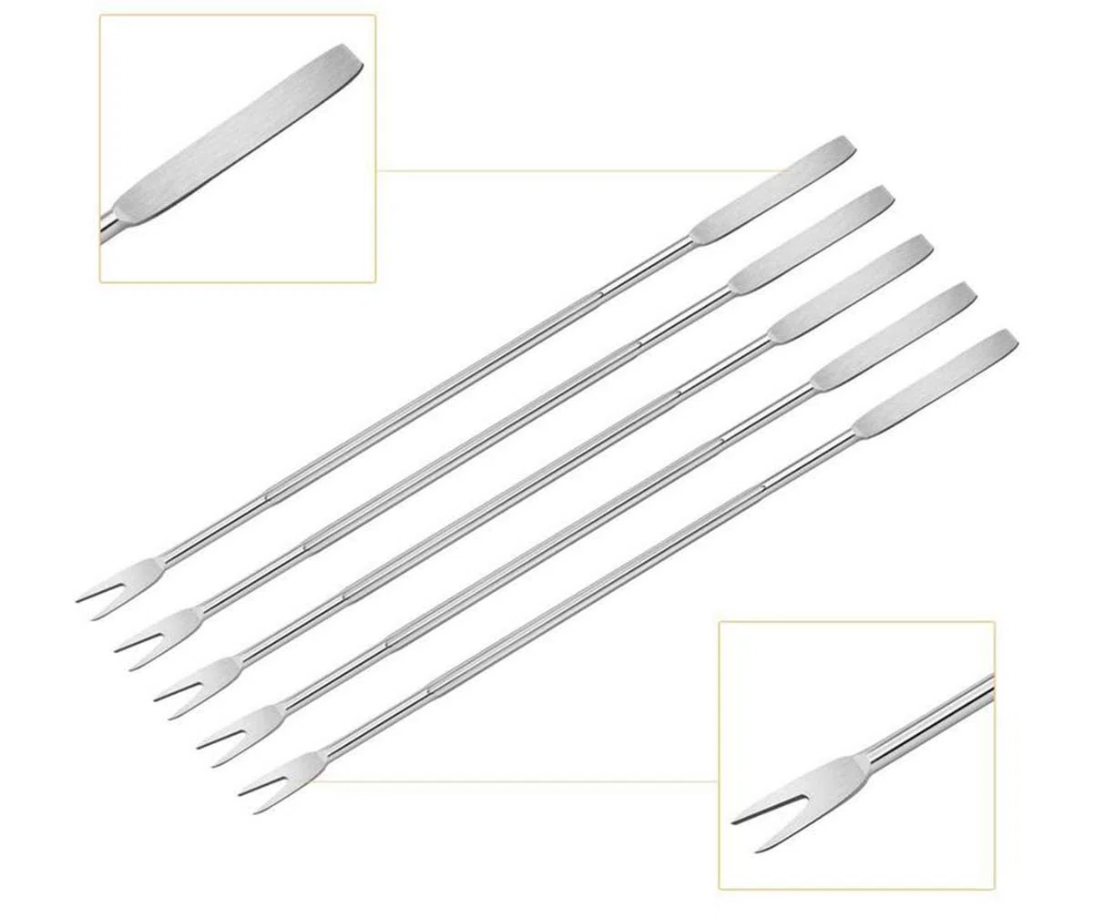 Attrezzi per Frutti di Mare Set,Biluer 20PCS Frutti di Mare Forcelle Forchetta per Aragosta And 2PCS Schiaccianoci Pinza per Frutti di Mare per Aragosta o Granchio Mandorle