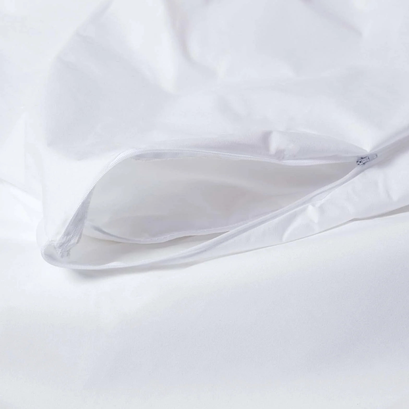 Homescapes King Size fornita Duvet Impermeabile della Copertura della Protezione, Bianco