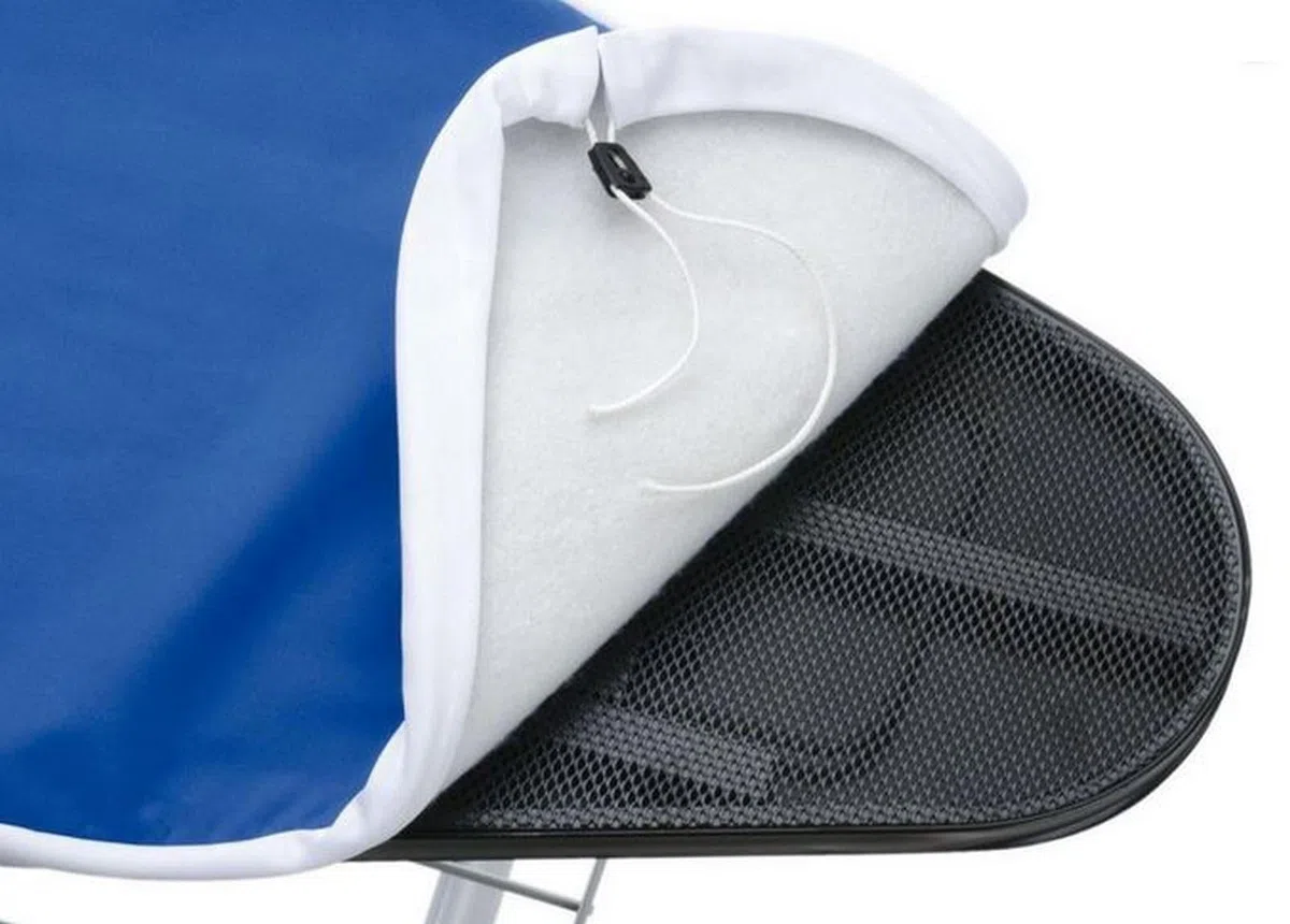 Copriasse da Stiro con Mollettone disponibili 9 Misure-made in italy (D - 125x45 cm)