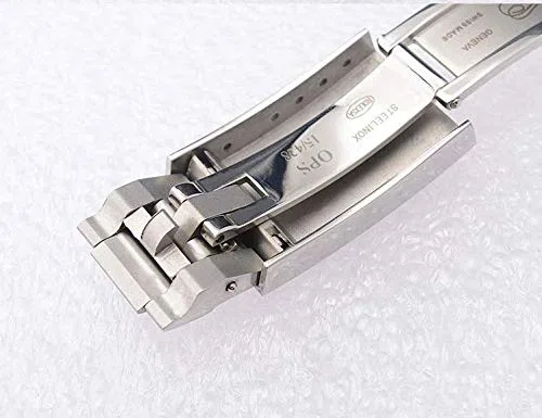 Accessori Fibbia Cinturino in Acciaio con Fibbia A Combinazione 16Mm per Rolex Deepsea Polizia di Stato Daytona-Matte