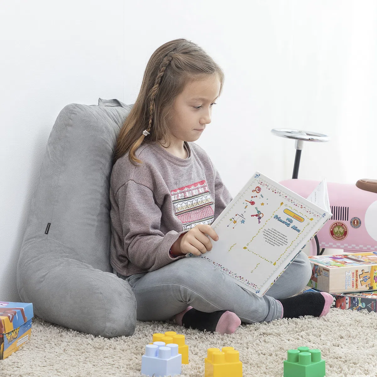 Cuscino da Lettura con Braccioli Huglow InnovaGoods