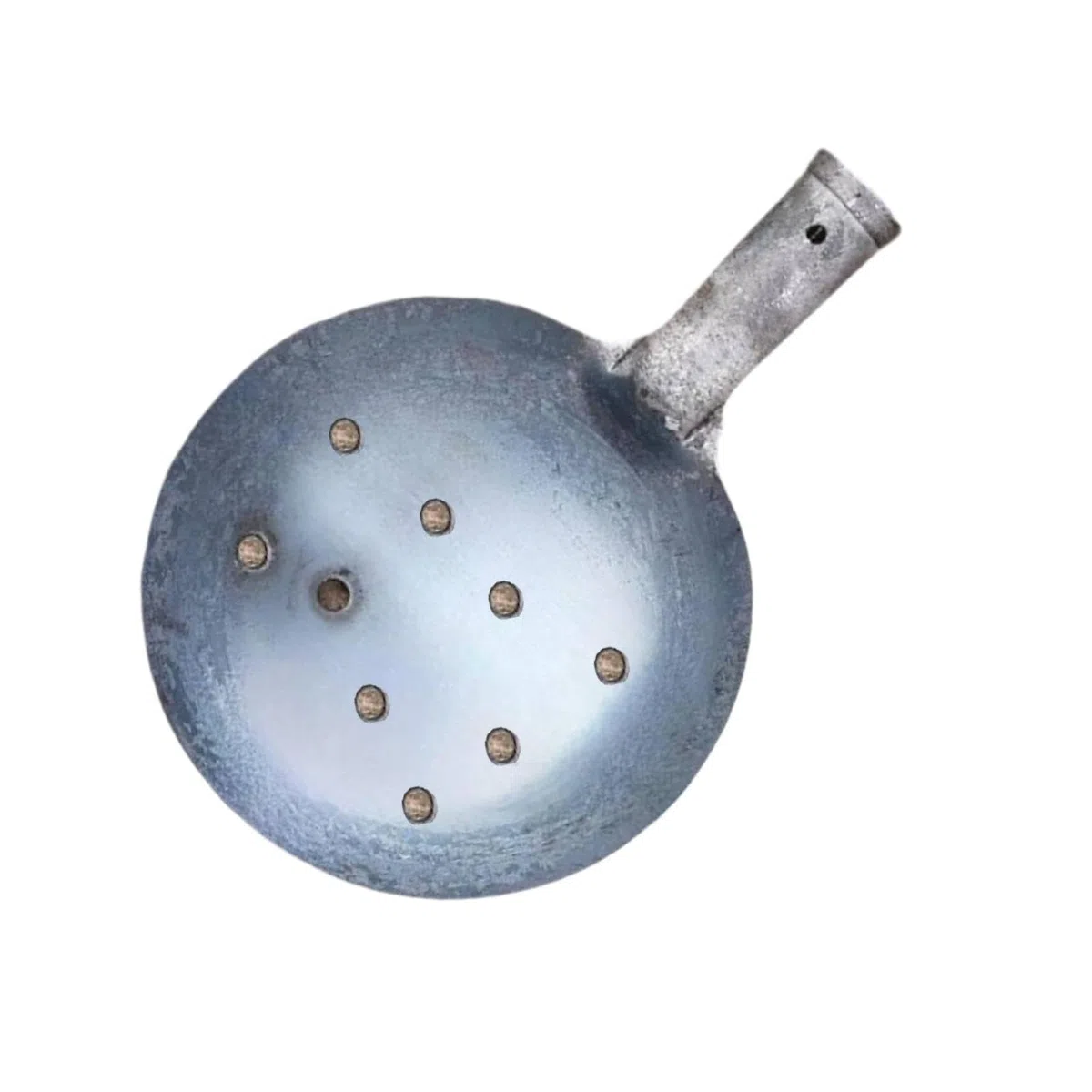 Cucchiaio di drenaggio per fognature cucchiaio di pulizia portatile in ferro cucchiaio per fogna 17 cm con foro
