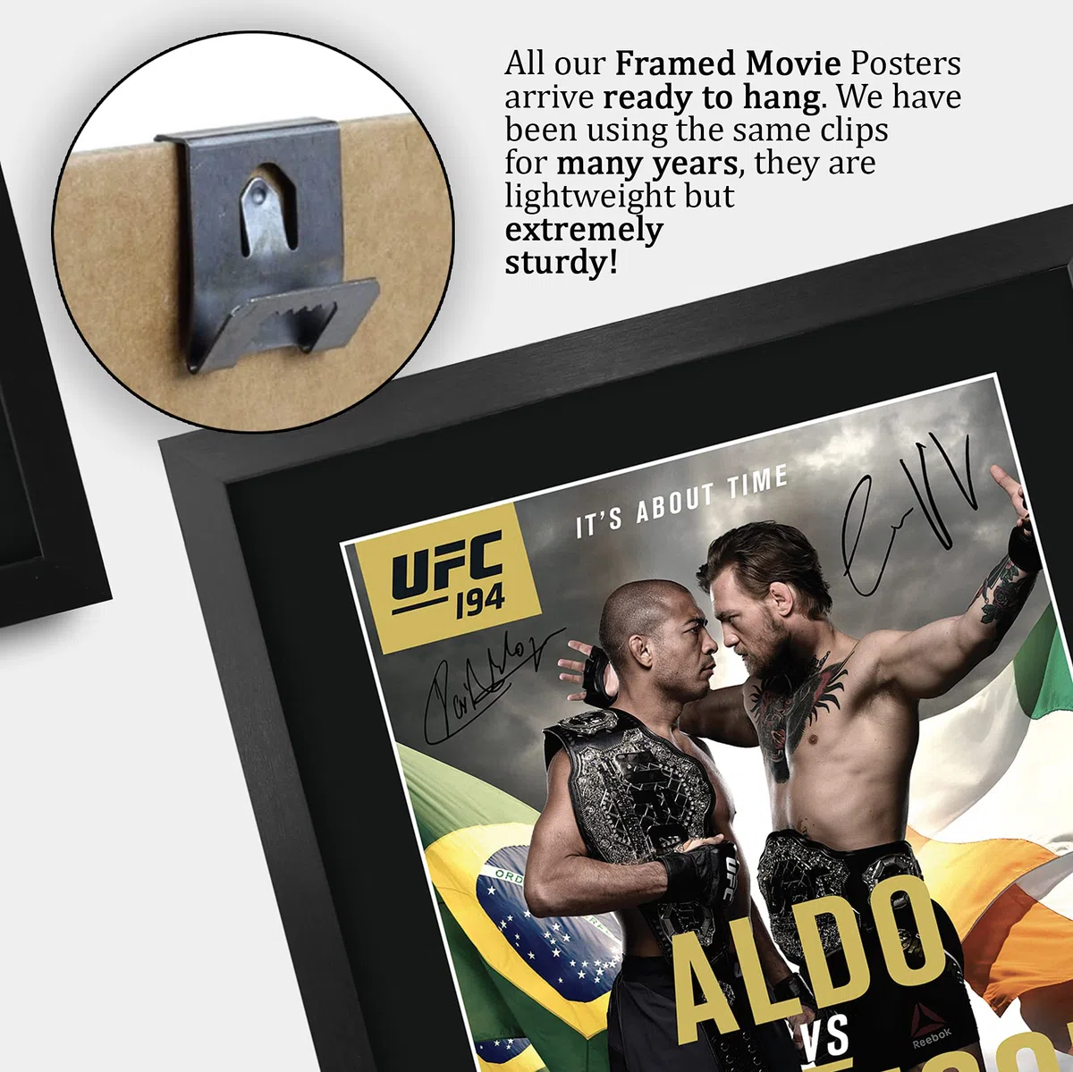 HWC Trading FR A3 Ultimate Fighting Champion 194 Regali Stampati Autografo Firmato Immagine Per Ufc Memorabilia Fan - A3 Incorniciato