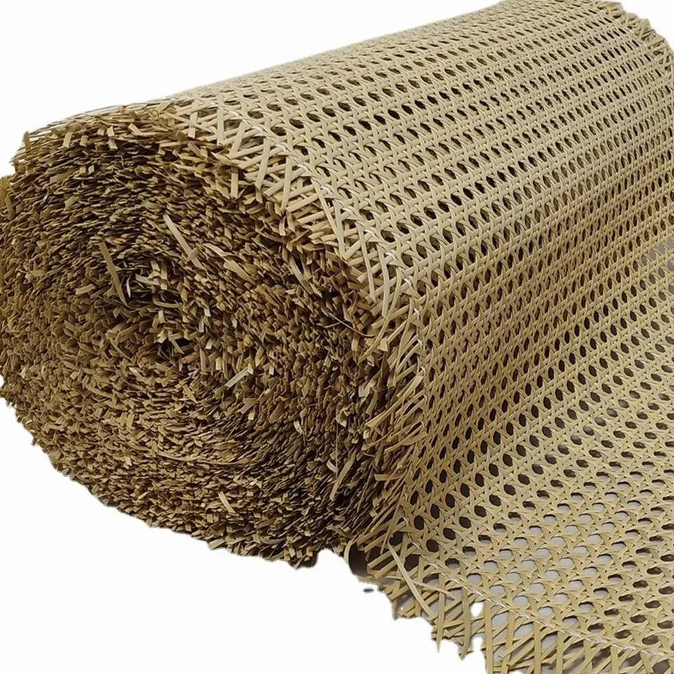 Rotolo di Maglia in Rattan, Rotolo di Tessitura in Canne di Rattan Naturale per Mobili, Sedia, Armadio, Soffitto (150 * 50 cm)