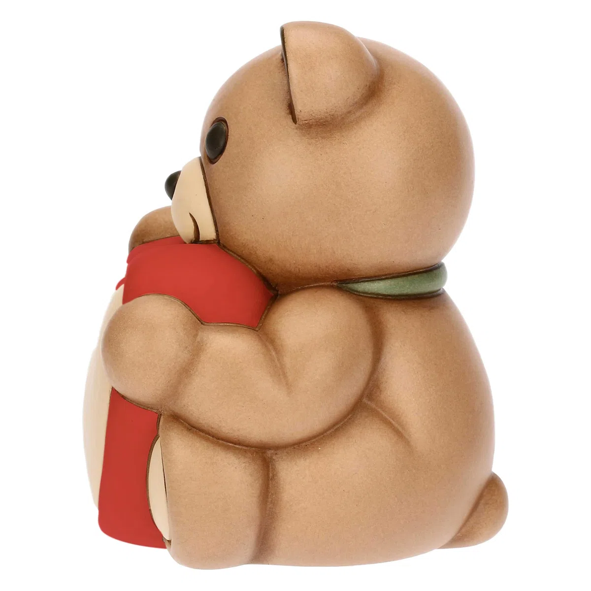 Thun Teddy con Cuore, Medio, Ceramica, Collezione Altro novità 2025, 8,9 x 8,7 x 10,9 cm