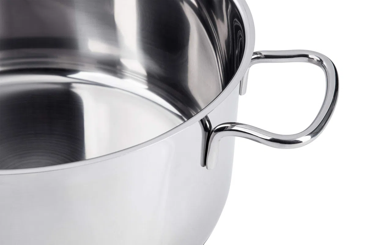 Kopf Pentola per la carne Merkur, Ø 24 cm, altezza 11,5 cm, 4 litri, acciaio inox