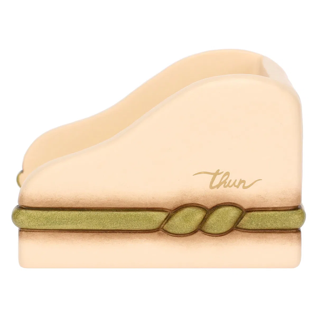 THUN - Porta foglietti adesivi in ceramica Country Bloom - Ceramica,11,2x10x6,5 cm