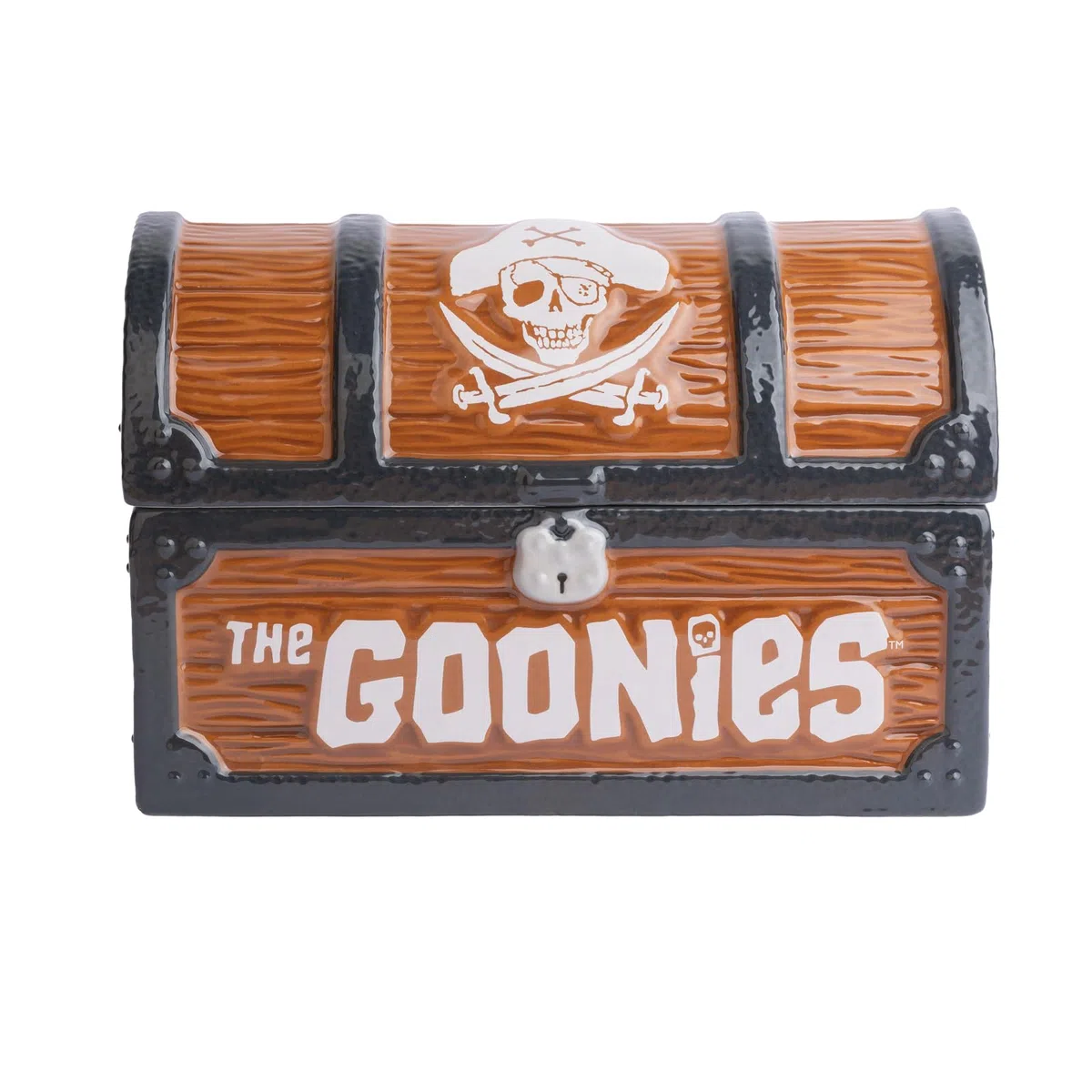 Grupo Erik Porta Biscotti The Goonies - Biscottiera con Coperchio, Barattolo per Biscotti da Cucina Scrigno del Tesoro | Contenitori per Alimenti: Goonies Gadget 20 x 12 x 13,5 cm