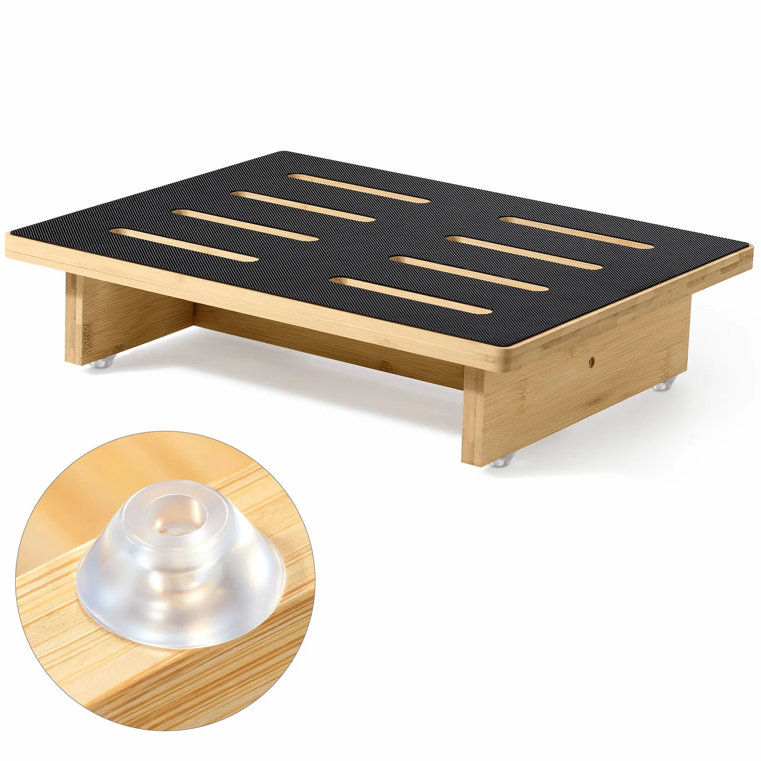 Roylvan Scalino in Legno per Adulti Anziani con Superficie Antiscivolo, Scalino Singolo da 9 cm per 200 kg per Interni/Esterni, Aiuto Portatile per Bagno Cucina Letto
