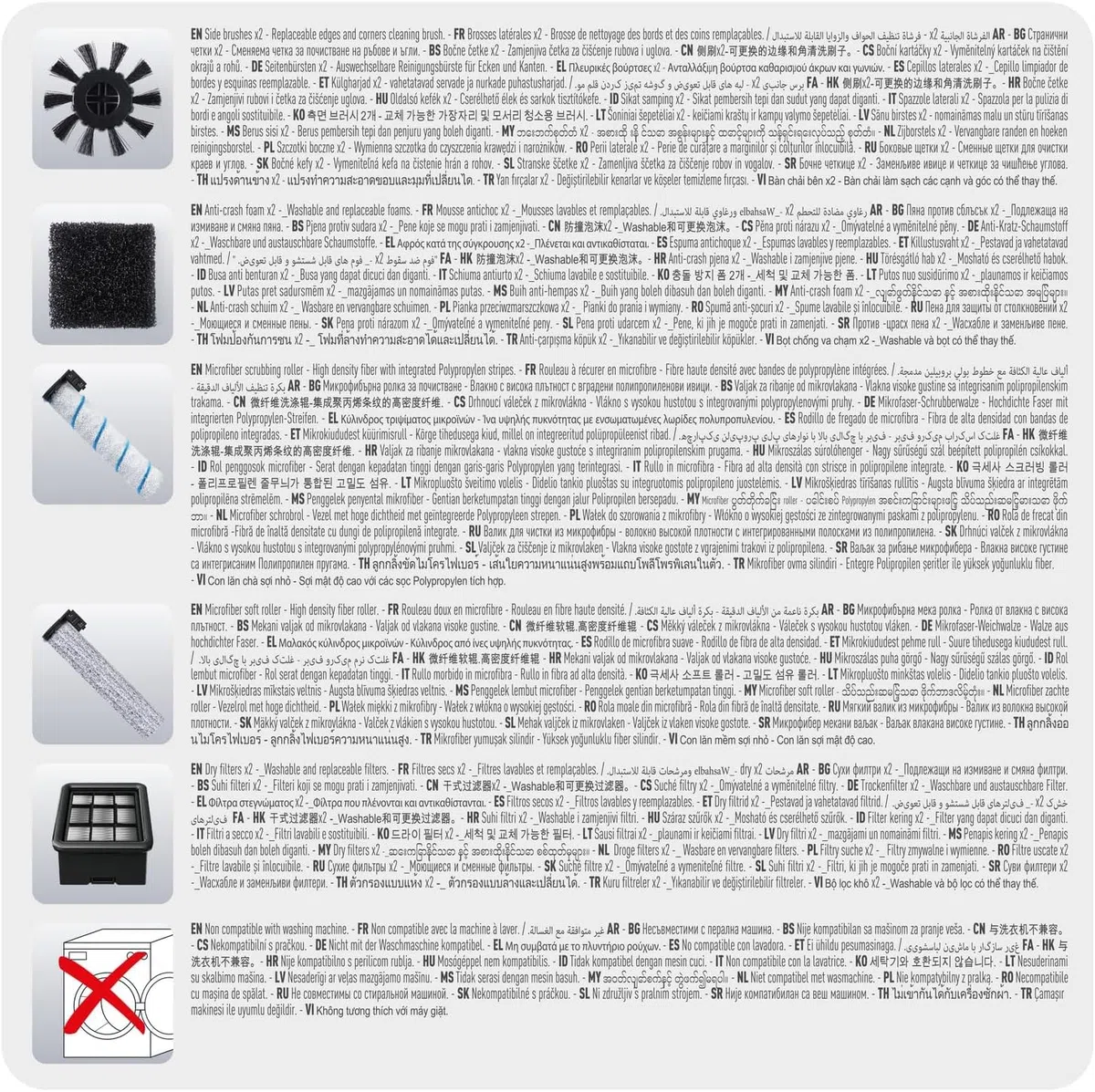 ROWENTA KIT ACCESSORI X-CLEAN 4 ZR335A00
