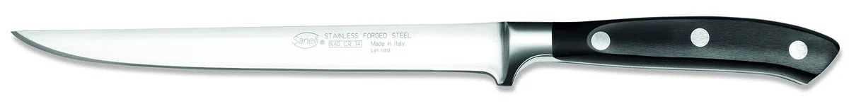 Sanelli Coltello filettare pesce flessibile Ergoforge , lunghezza lama 18 cm.