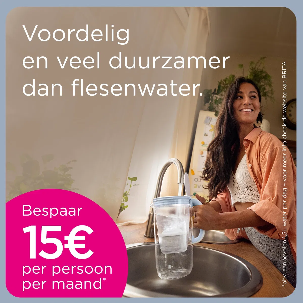 BRITA Marella Cool Water Filter Jug 2,4L + Maxtra Pro All-in-1 Waterfilter