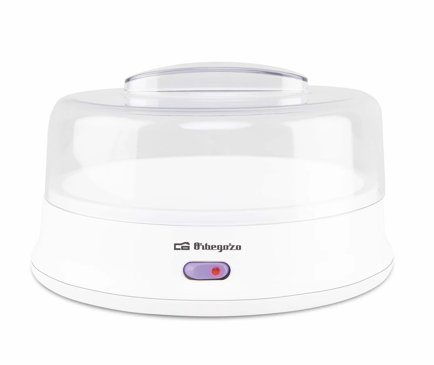 Orbegozo YU 2350 - Yogurtiera, 7 vasetti da 200 ml di capacità, 15 W, coperchio trasparente, interruttore on off, lavabile in lavastoviglie, bianco