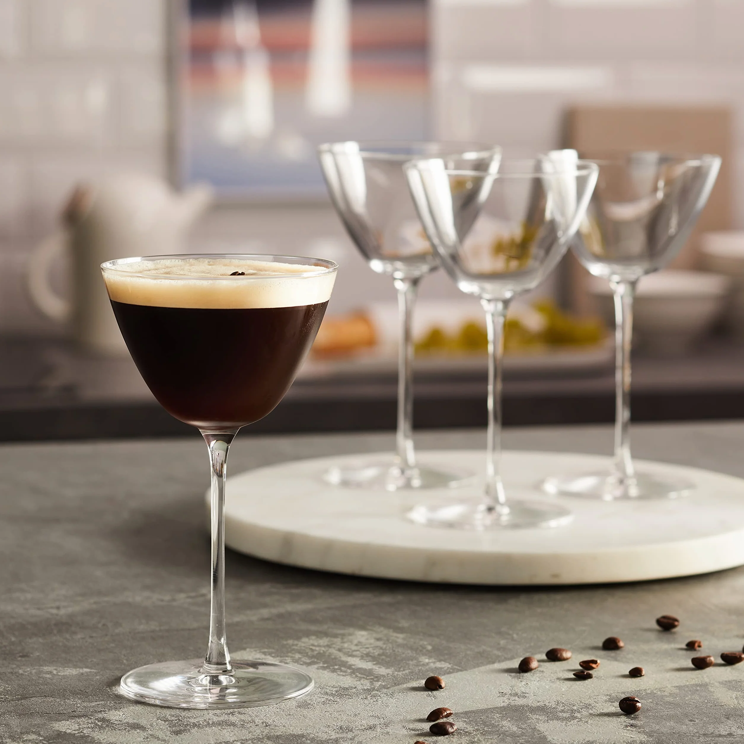 LSA International BG08 BOrough, Bicchiere per Martini, 195 ml, Trasparente, Confezione da 4