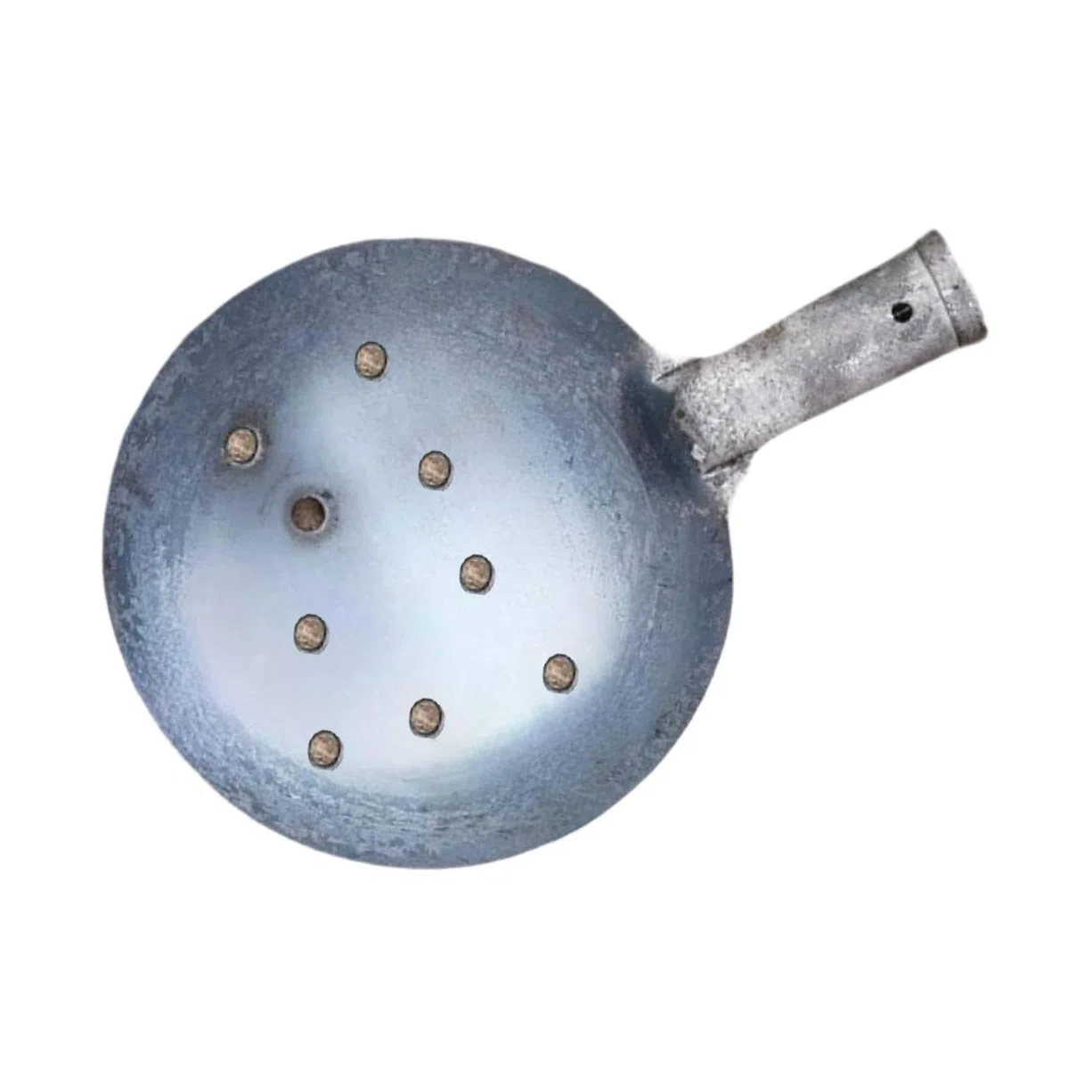 Cucchiaio di drenaggio per fognature cucchiaio di pulizia portatile in ferro cucchiaio per fogna 17 cm con foro