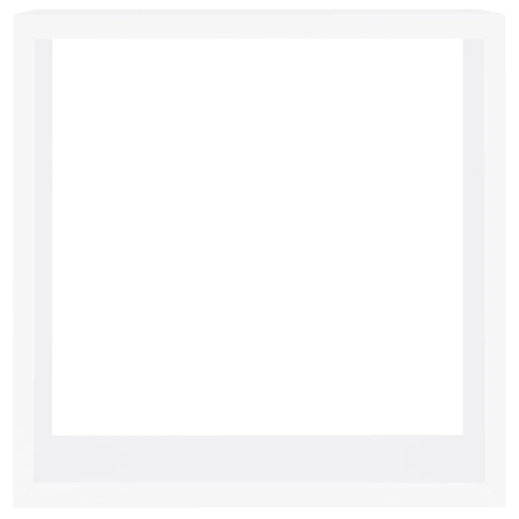 Generico Mensole a Cubo da Parete 3 pz Bianche in MDF,Bianco,3.25kg,323949