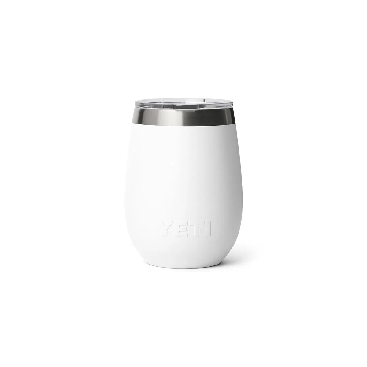 YETI Rambler Wine Tumbler con rivestimento in ceramica DuraSip, bianco, 10 oz (295 ml)