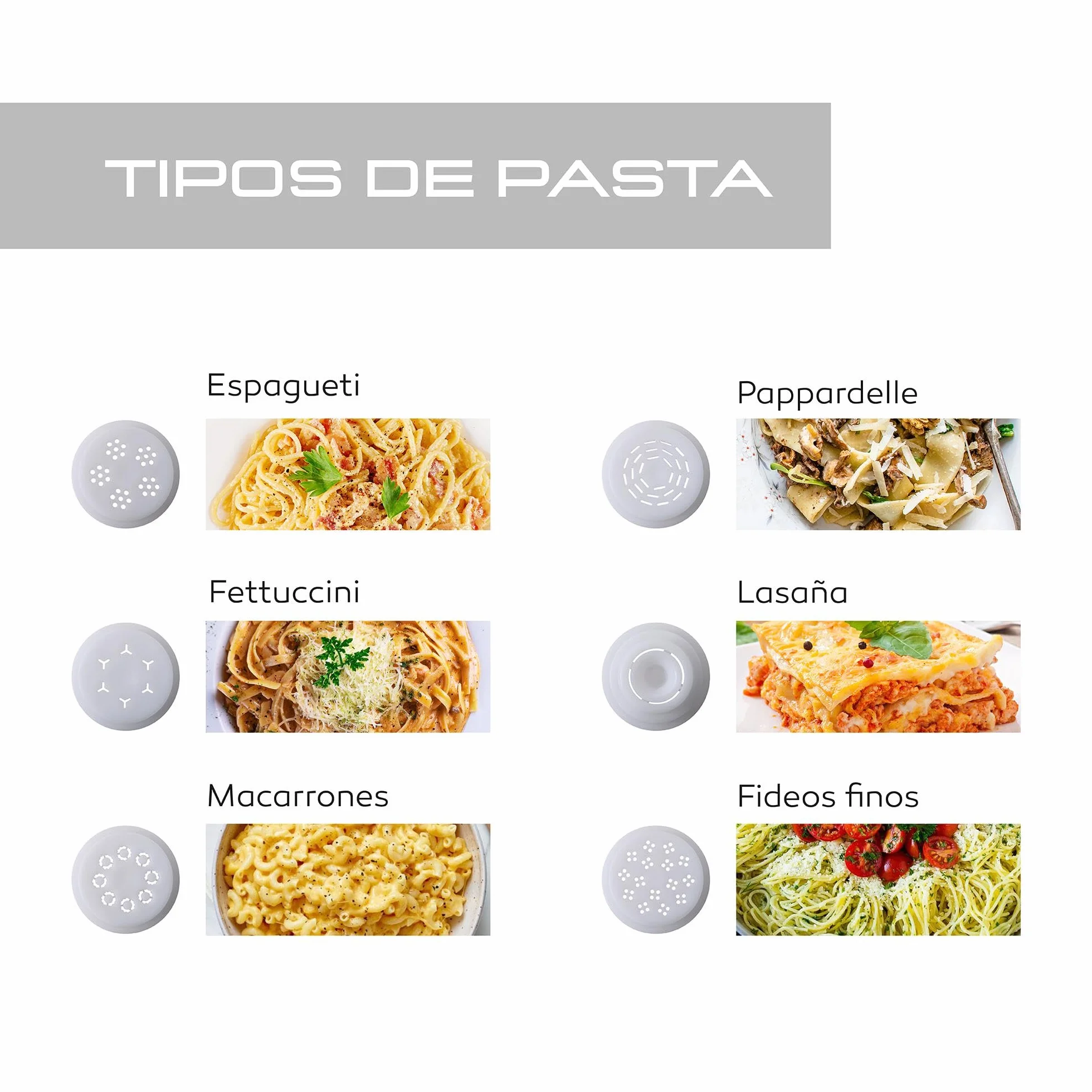 MASTER PRO BGMP-9145 PASTA MAKER, alluminio