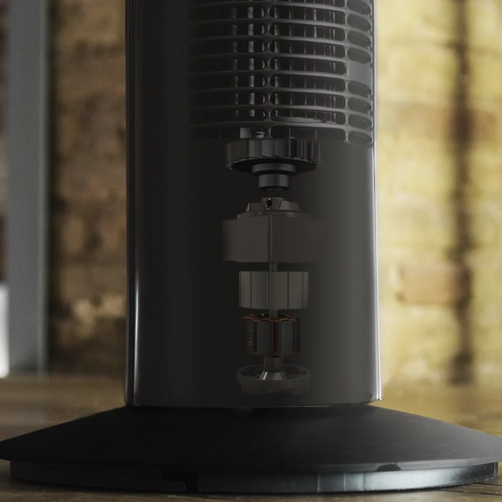 Cecotec Ventilatore a Torre Digitale EnergySilence 890 Skyline. 50 W, 3 velocità, Motore 100% in Rame, Telecomando, Display LCD, Timer Programmabile fino a 7,5 ore