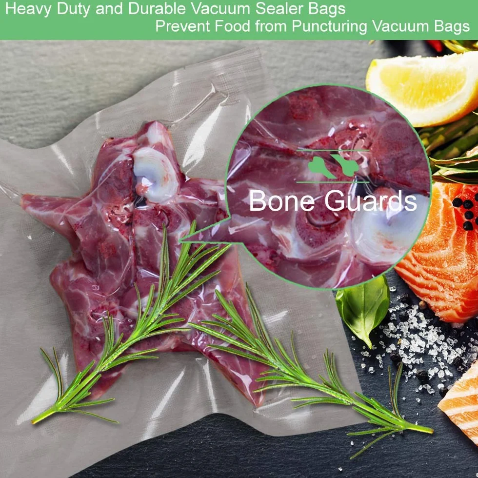 150 Buste Riutilizzabili 15x25(50)+20x30(50)+28x40(50) Buste Sottovuoto Alimenti,Sacchetti Sottovuoto per Alimenti,Sacchi Sottovuoto Alimenti Approvazione FDA e BPA Liberi