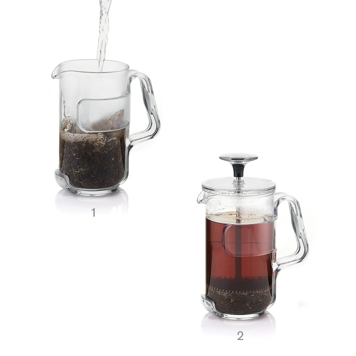 Guzzini Multishaker per 3 Tazze Gocce, Nero, 13 x 8.5 x h17.5 cm