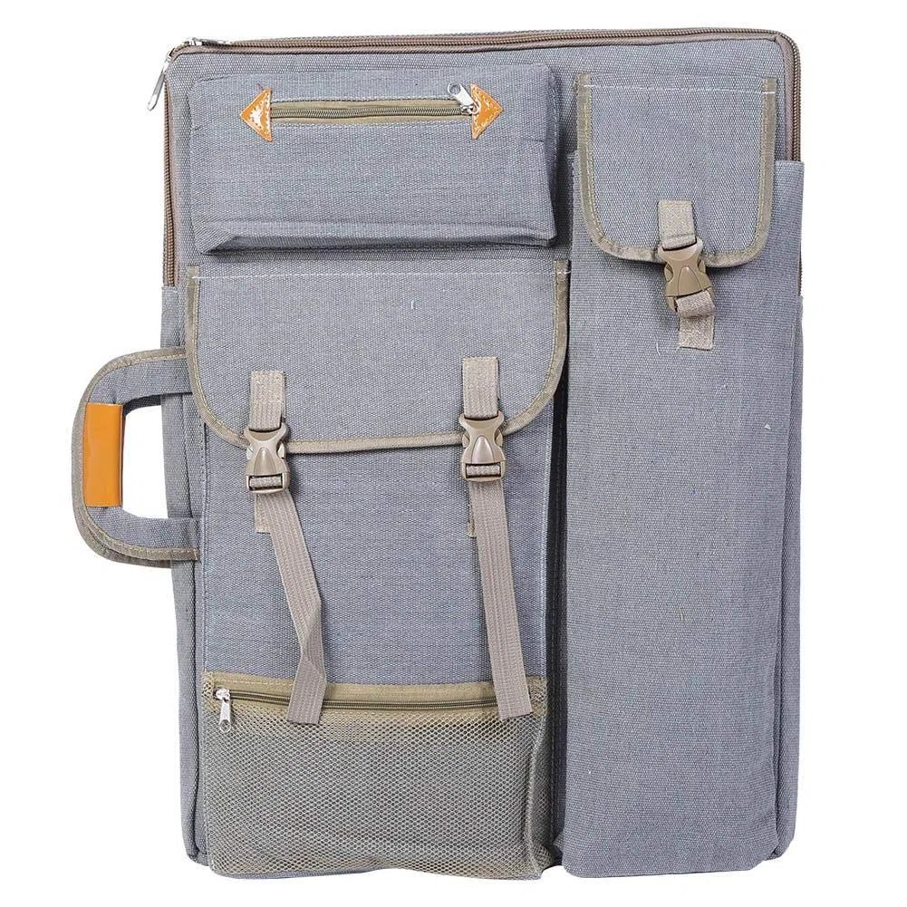 HEEPDD Borsa per tela da disegno, 4K Grande funzione di moltiplicazione 66 x 50 cm Borsa da esterno impermeabile per lavagna da disegno per disegnare schizzi di pittura(Grigio)