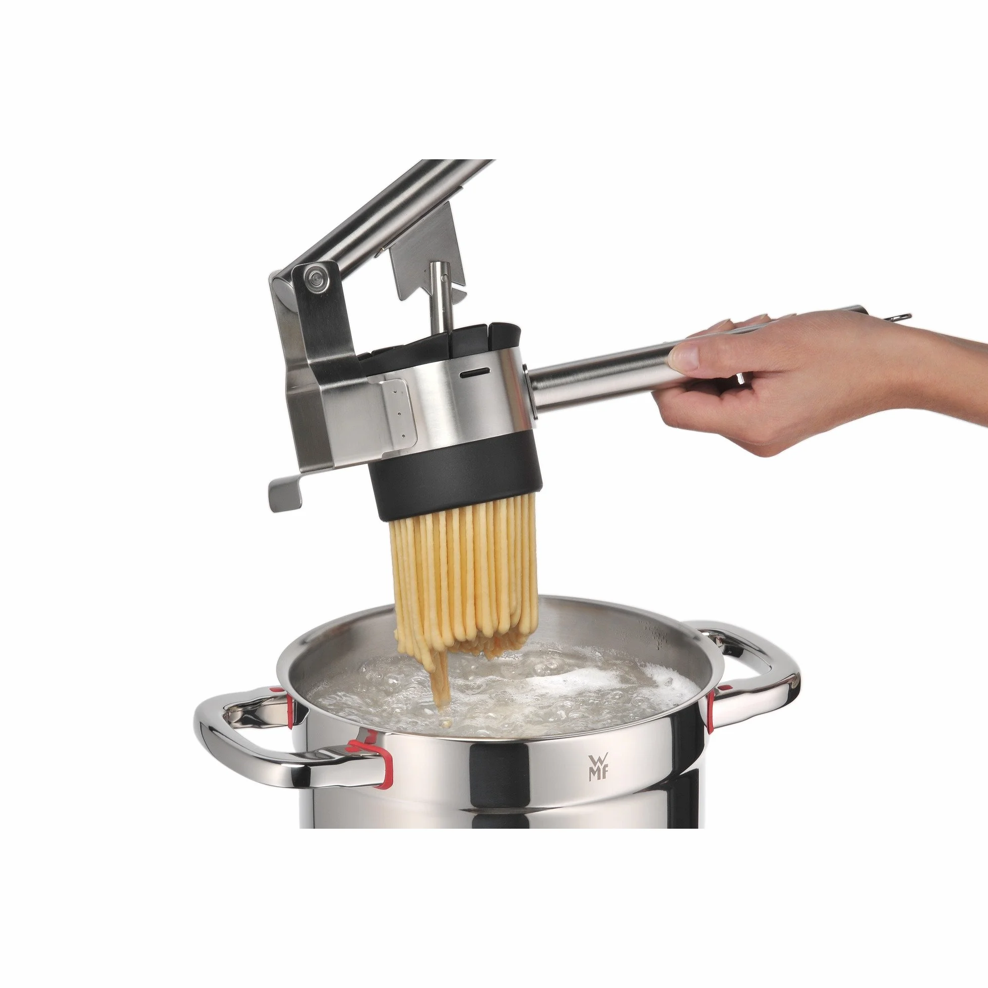 WMF Multi Stampa 35 cm Profi Plus Cromargan in Acciaio Inox, plastica e parzialmente opacizzato