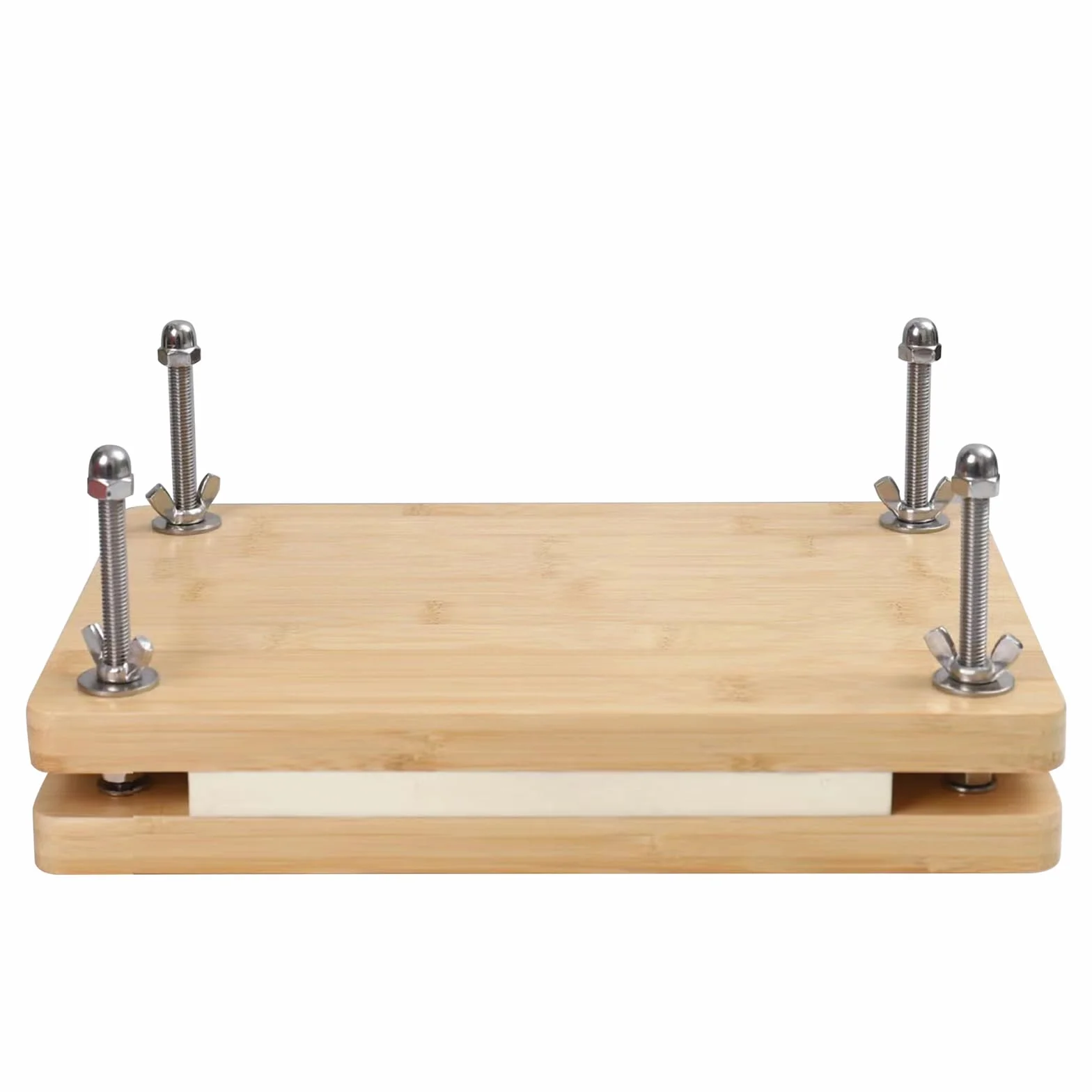 Cuyacili Book Press Rilegatura 20x30 cm Pressa per Libri in Legno Pressa per Rilegatura Portatile per Casa, Scuola, Forniture per Rilegatura per Ufficio Facile da installare