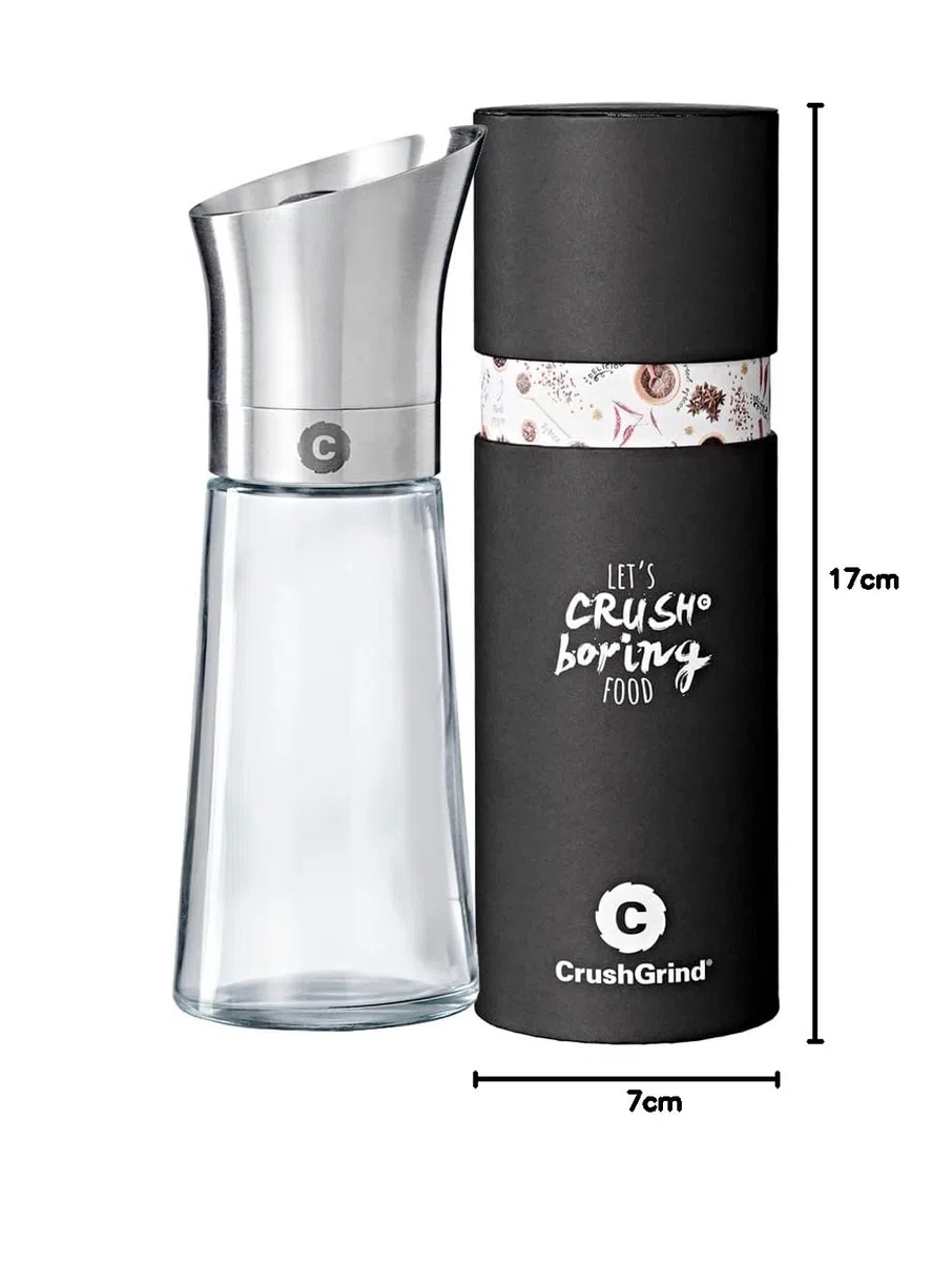 CrushGrind - The Original Ceramic Mechanism Kala-Grande Acciaio Inox, 170 mm