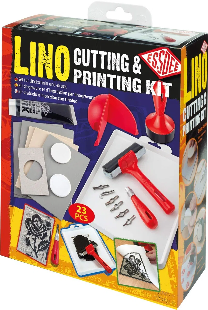 Essdee L5PKR1 Kit di taglio e stampa Lino, 23 pezzi