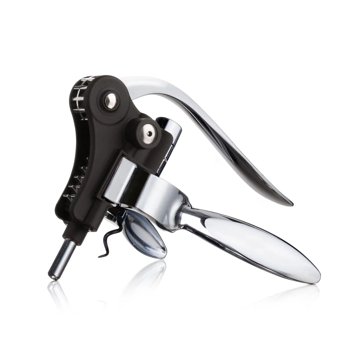 Cavatappi a Leva Vino Nero | Levatappi Automatico Orizzontale | Elegante Apribottiglie