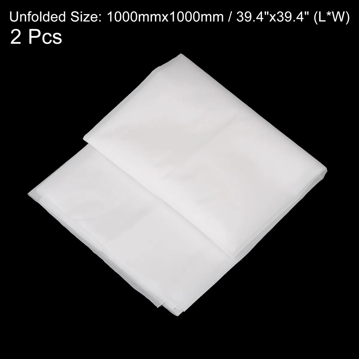 QUARKZMAN 2pz 20 Micron Tessuto Filtrante in Fogli Rete Intrecciata con Filtro a Rete in Nylon Vernice per Pittura Produzione Birra Fatta Casa (39"x39")