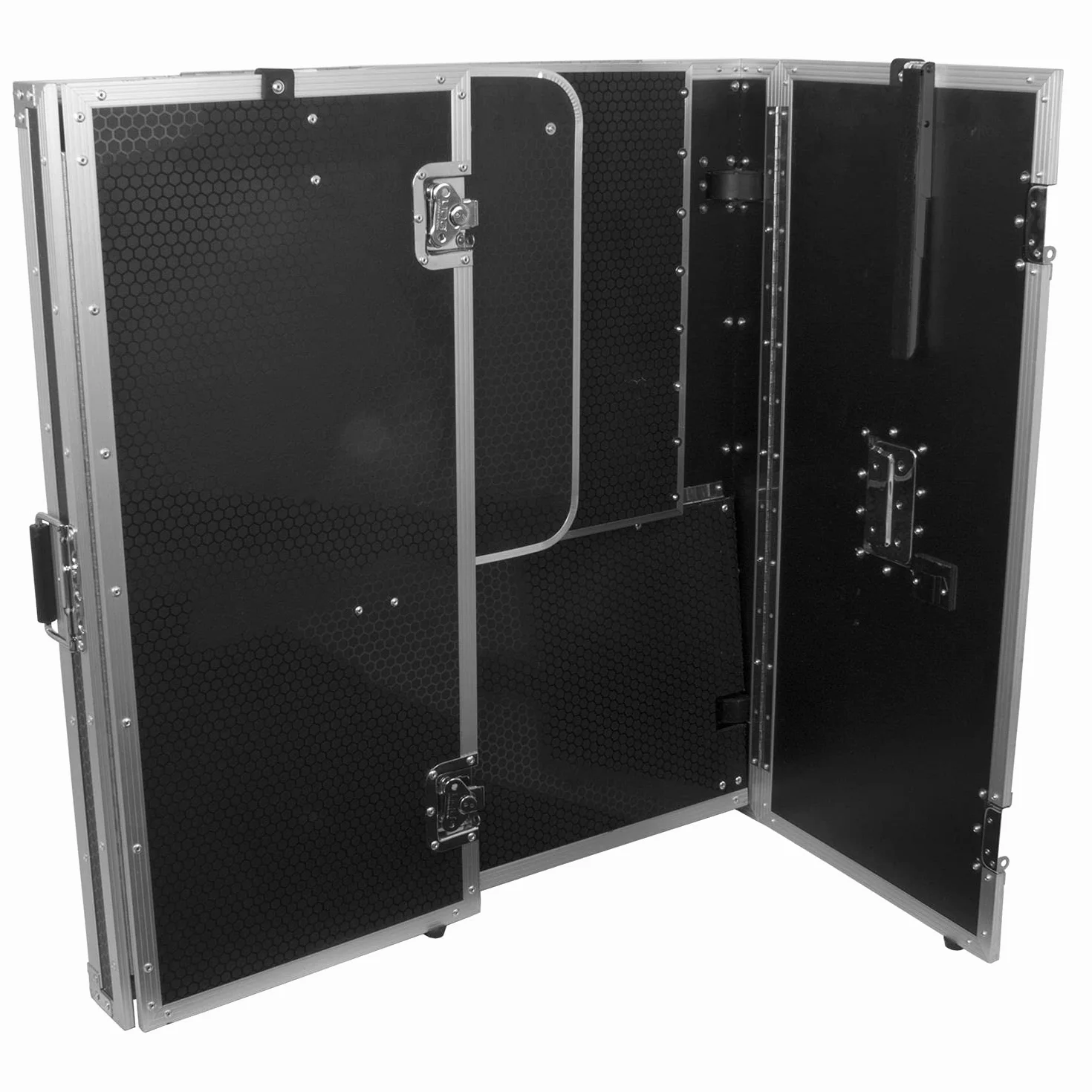 UDG FlightCase - Tavolo pieghevole da DJ + ruote