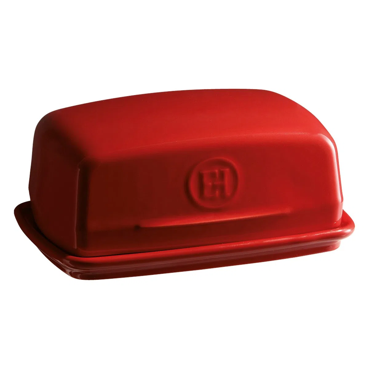 Emile Henry-Piatto per Burro, Colore: Bordeaux, Dimensioni: 16,5 x 11,5 x 7,5 cm