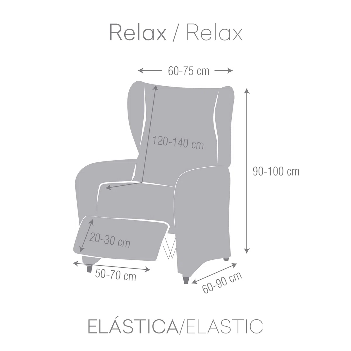 EYSA Poseidon Copripoltrona relax elastico, colore 06