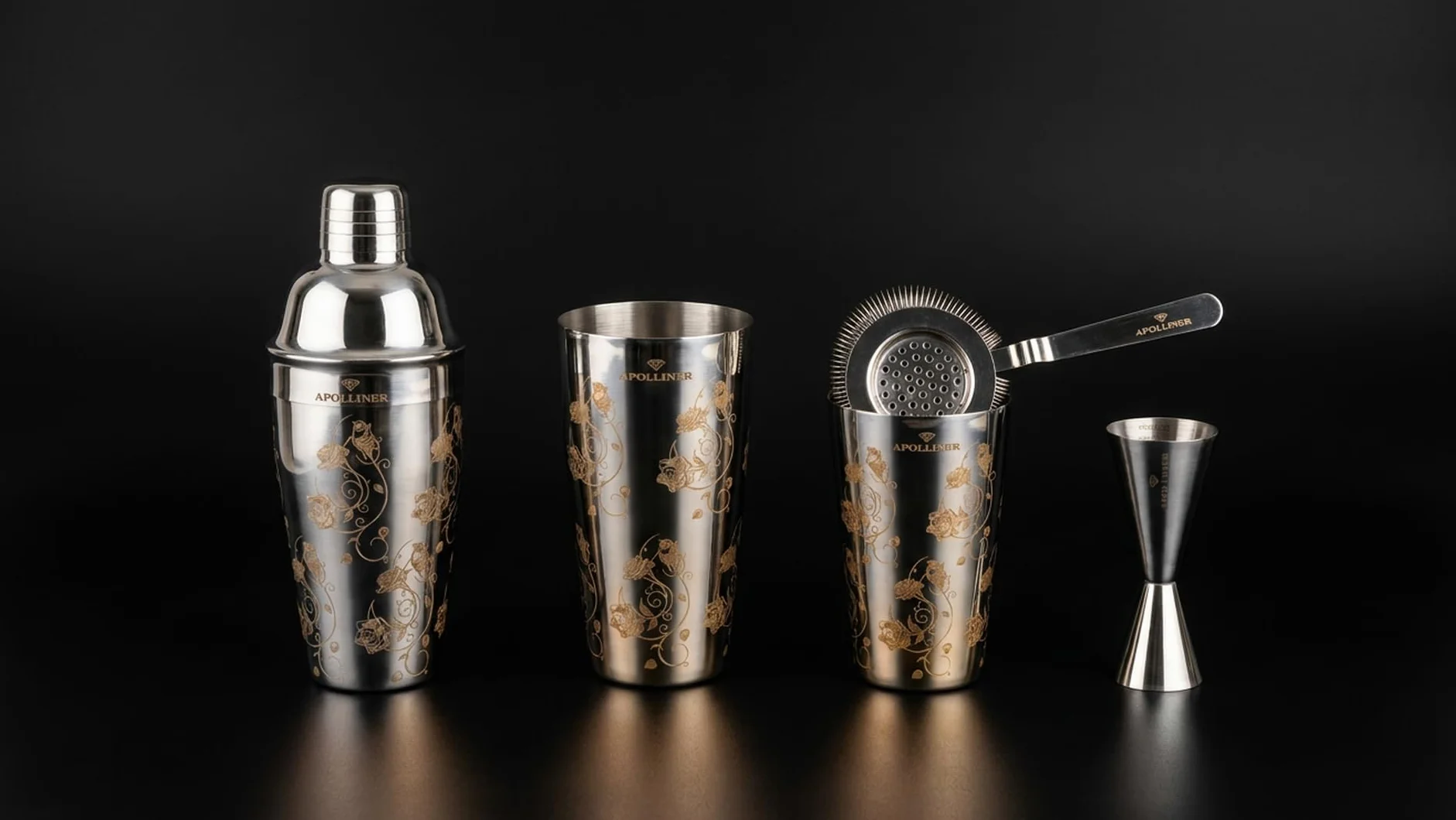 Shaker Boston millilitri750/550 Shaker Cocktail professionale con Filtro,kit Barman,Cocktail,miglior Acciaio,Resistente ai Graffi,Raffinato, tenuta Ermetica,Regalo Casa,Uomo,Donna.