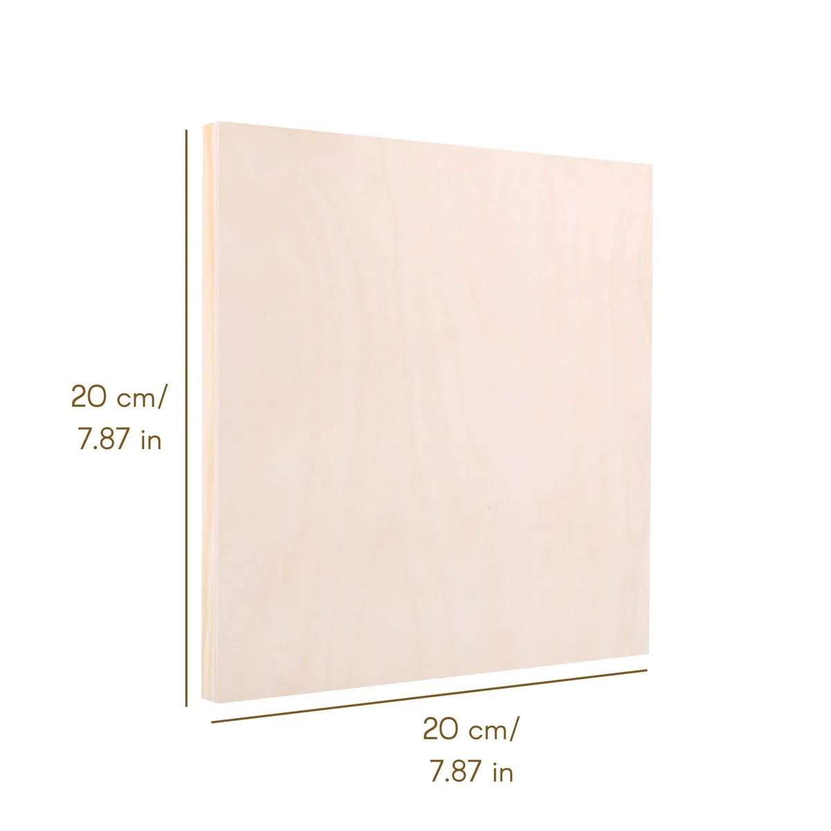 Creative Deco Pannelli di Legno per Pitturare | Set di 8 Pezzi | 20 x 20 cm | Travola Canvas Tela di Compensato | Ideale per Una Grande Varietà di Progetti Artistici