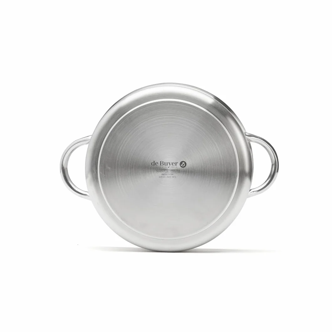 De Buyer Casseruola senza coperchio Prim'Appety, diametro cm 24, 3505.24