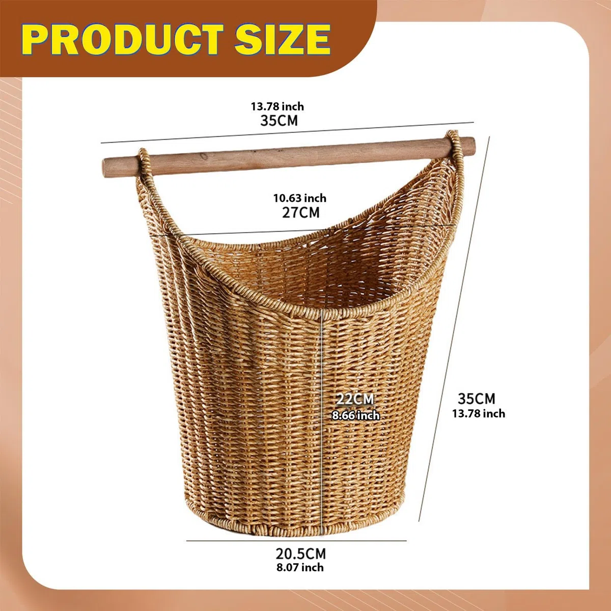 Sharplace Cestino per Carta Igienica Classico, Versatile E Facile da Usare, Organizer per Fazzoletti da Bagno