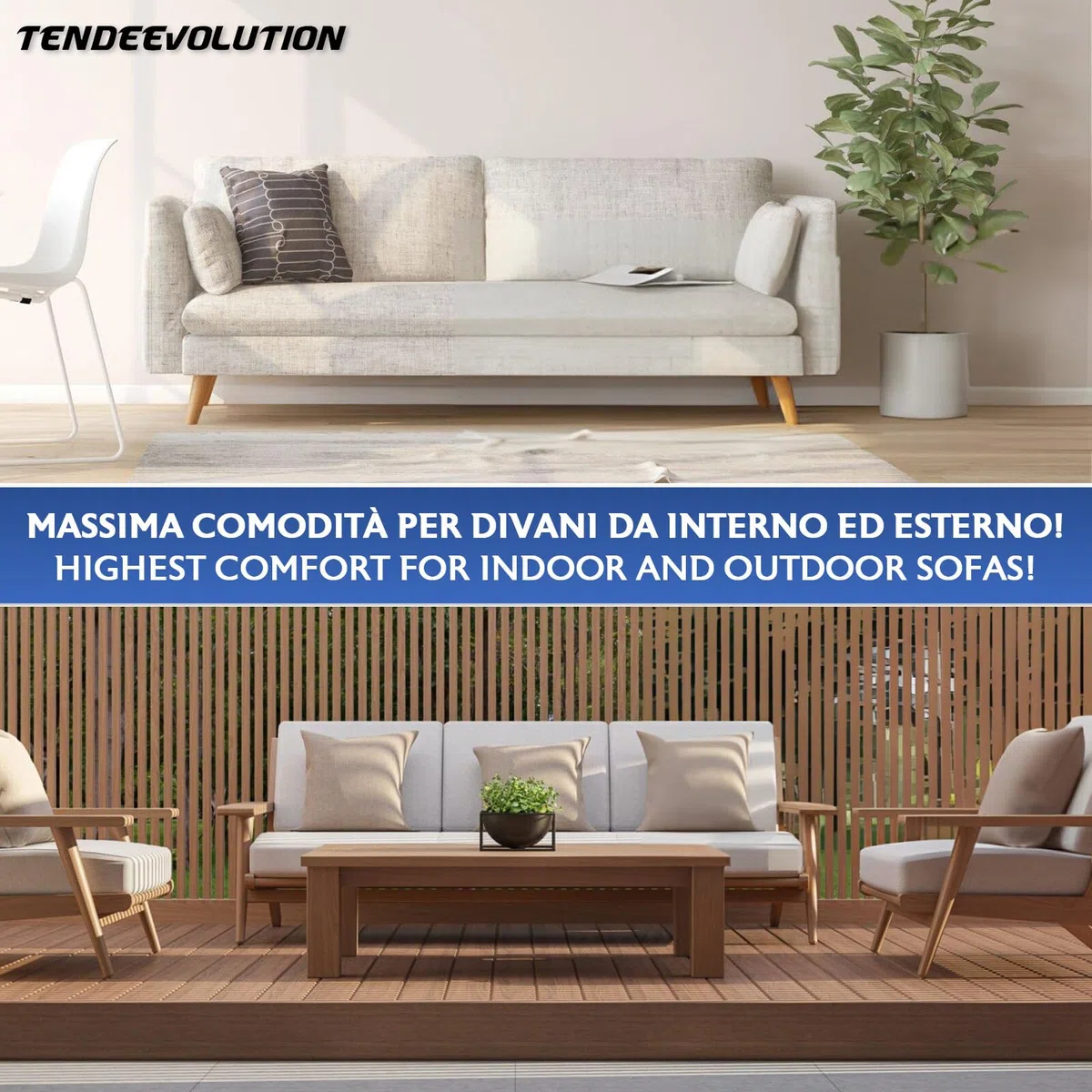 TENDEEVOLUTION Cuscino Schienale Divano Sagomato in Gommapiuma 100 x 25 x 40 Cm. Spalliera Divano o Cuscino Schienale Letto a Ponte, Gommapiuma Per Divani e Poltrone Indeformabile