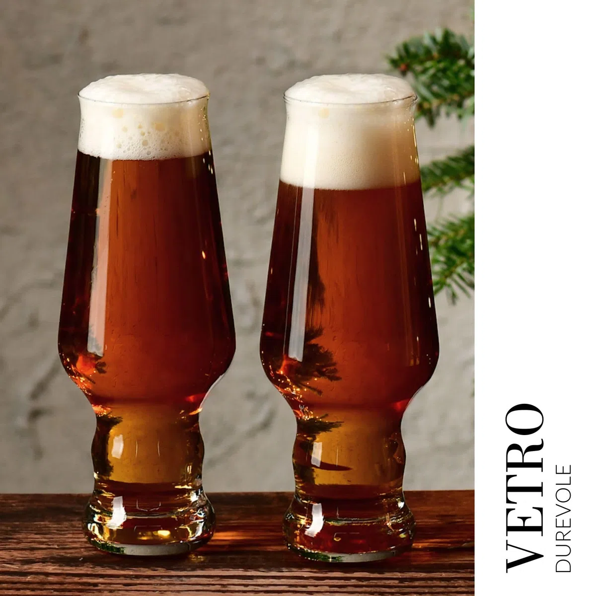 Krosno Bicchieri Birra Artigianale Vetro | Set di 6 | 400 ML | Collezione Splendor | Perfetto per casa, ristoranti e Feste | Adatto alla Lavastoviglie