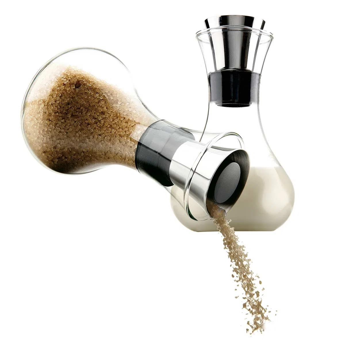 Eva Solo 567545 Set Latte e Zucchero, Anti-goccia, Vetro/Acciaio inox